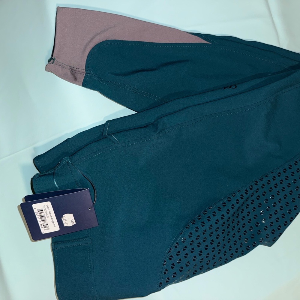 Elation Platinum Teal Full Seat Breeches